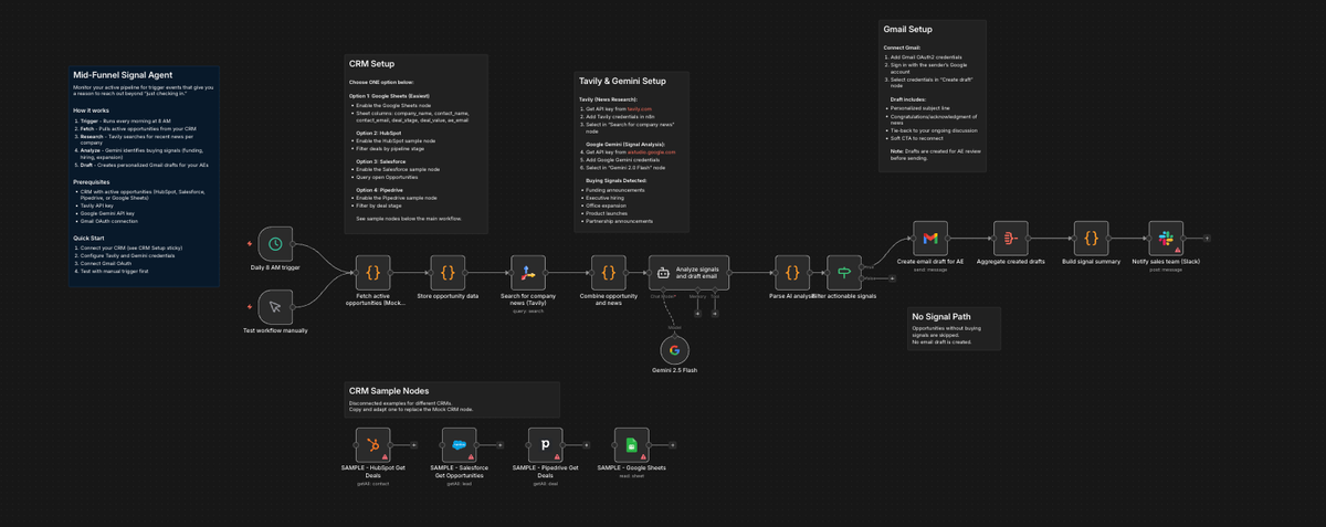 Stop Sending "Just Checking In" Emails. Build This Signal Agent Instead.